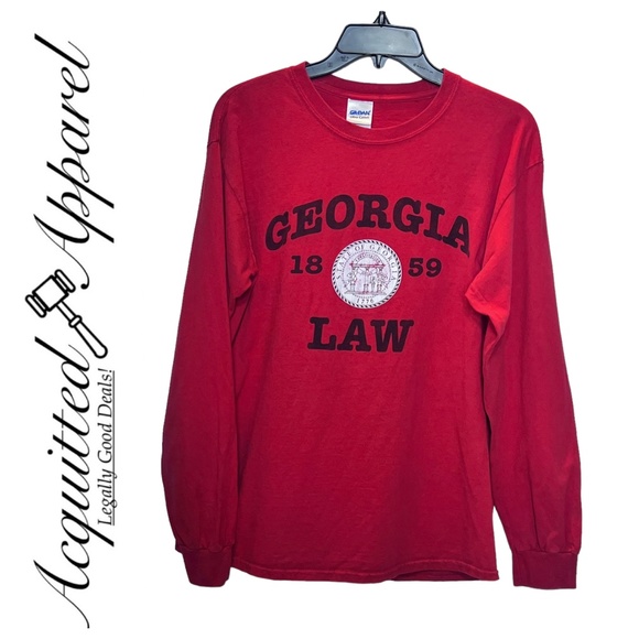 Gildan Other - Georgia Law 1859 State of GA Seal Long Sleeve Tee T-Shirt